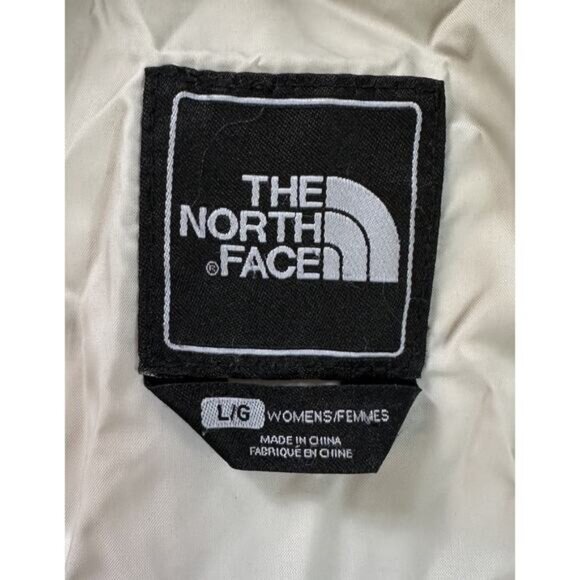 The North Face 550 Fill Down Puffer Coat Size Large Women’s Navy Full Zip - Picture 3 of 9